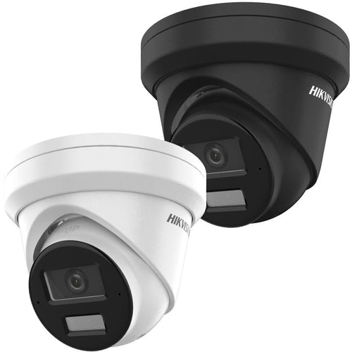 DS-2CD2343G2-LI2U 4MP AcuSense Hybrid Light Turret Camera, Dual Mic, IP67