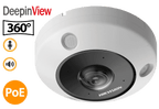 Hikvision DS-2CD6365G1-IVS 6MP DeepinView IR Fisheye Camera