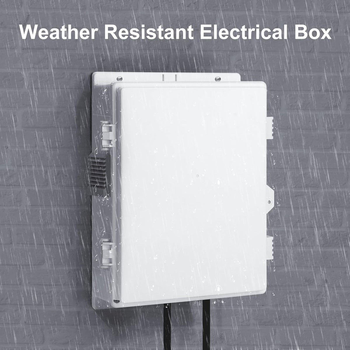 Outdoor Electrical Junction Box (13" H* 9.2" L* 3.7" W)