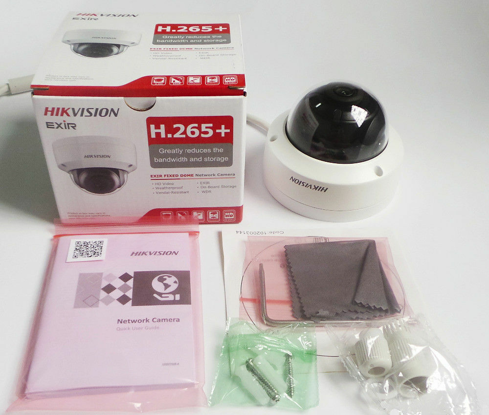 Hikvision DS-2CD2143G2-IU 4MP AcuSense Dome Camera with Smart Detection, IR & PoE