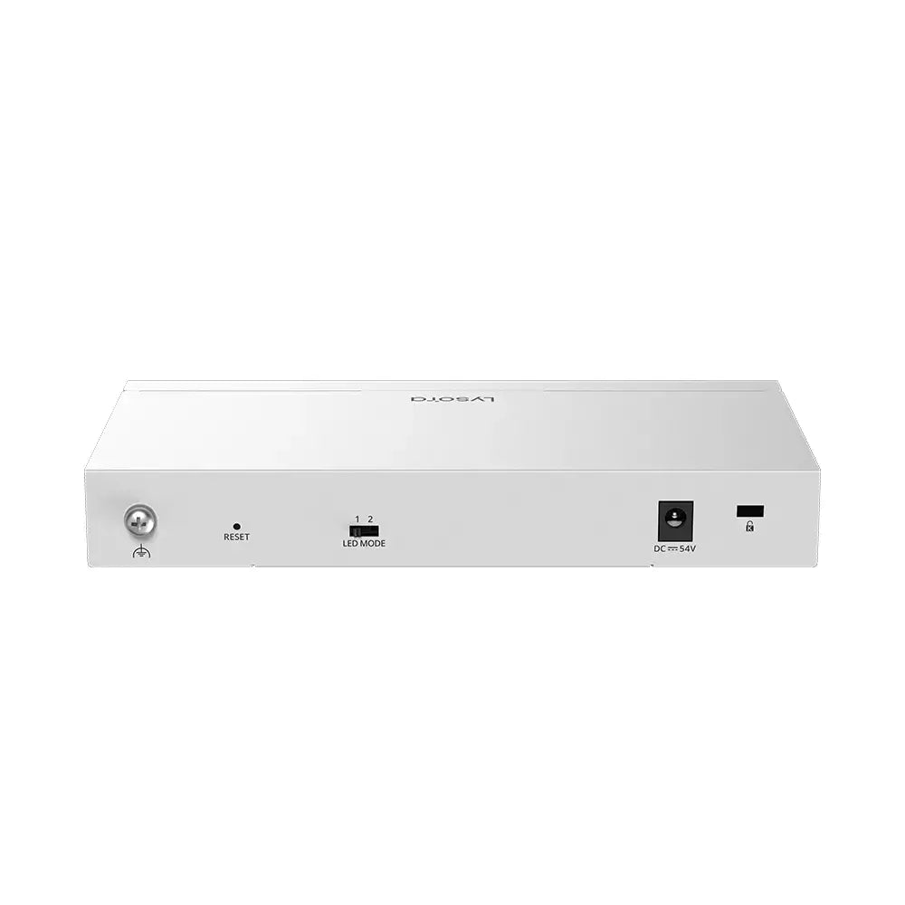 Lysora LCS-8GS-P 8-Port Cloud Managed PoE Switch with 120W Budget and SFP