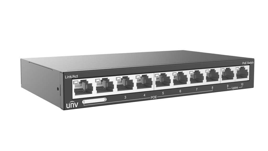 NSW2020-10T-POE-IN, 8CH POE ETHERNET SWITCH UNIVIEW