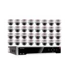 Hikvision 4K 32ch IP PoE Security System 4MP Dome w/ 4 MP resolution