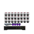 HIKVISION 32CH SECURITY SYSTEM NVR KIT PoE VANDAL PROOF 4 MEGAPIXEL WD PURPLE