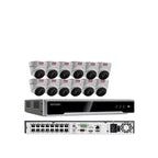 HIKVISION NVR 12M 16CH POE 16 Camera Security System Kit / 4TB HDD 4MP 3 Ax