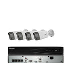 Hikvision 4K 4ch IP PoE Security System 4 MP ColorVu Mini Bullet