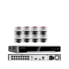 Hikvision 4K 16ch IP PoE Security System 4MP Dome w/ 4 MP resolution D1
