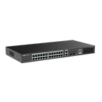 Ruijie RG-ES228GS-P 28-Port Gigabit Smart Cloud Managed PoE+ Switch with 370W PoE Budget and SFP Uplinks