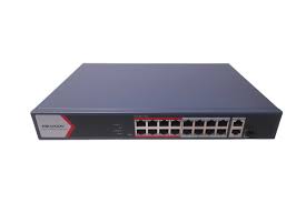 Hikvision DS-3E1318P-EI/M 16-Port Smart PoE Switch with 130W Budget for IP Cam