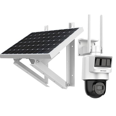 Hikvision 4MP Solar 4G PT Camera with PIR Radar Detection & Night Vision DS-2DE2C400IWG-K-4G-C09S20