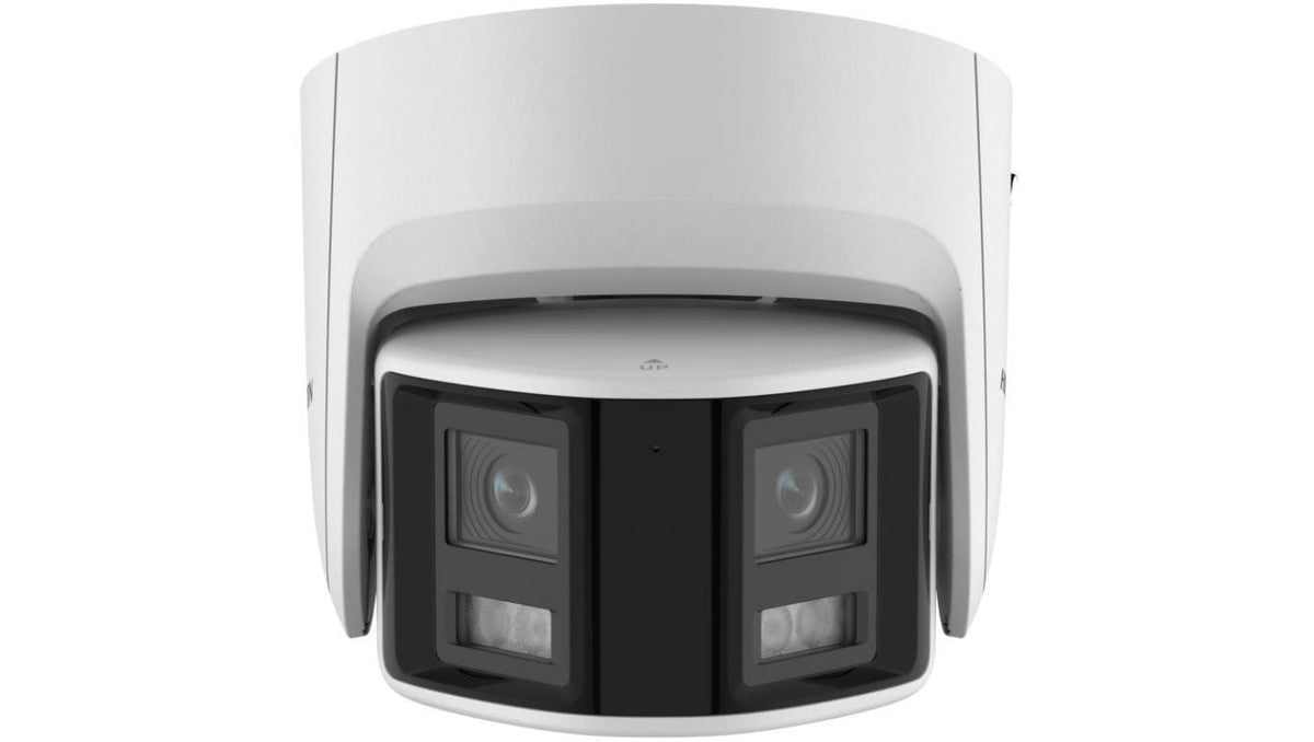 4K 180° Dual-Lens Security Turret Camera Outdoor, 8MP Panoramic